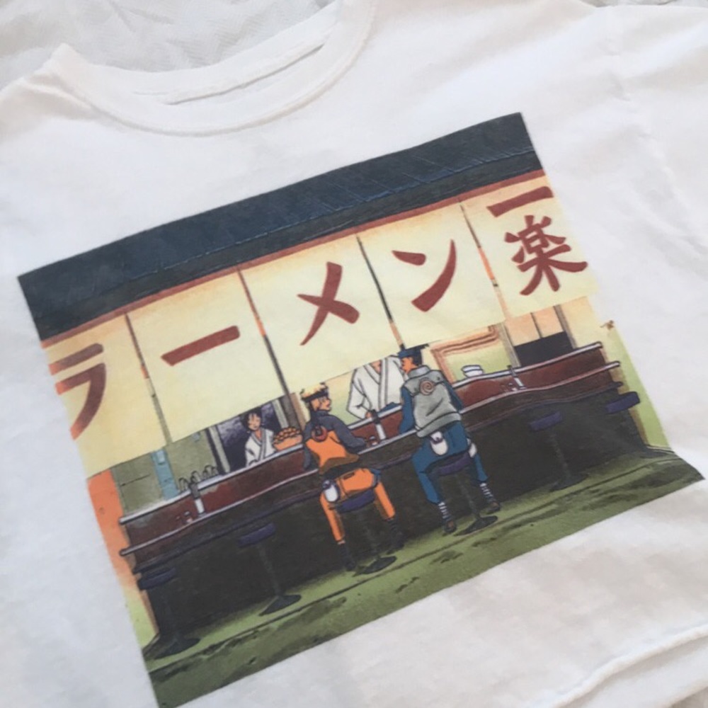 F21 Naruto Crop Tee